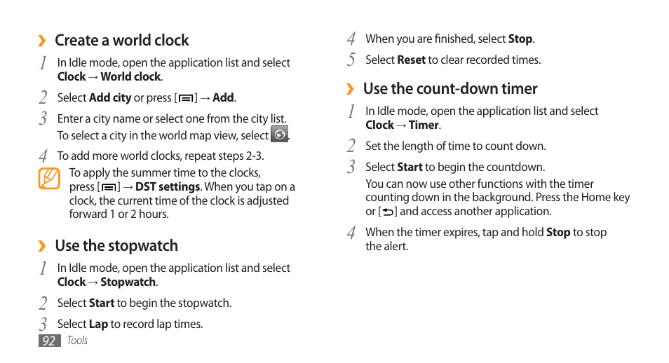 Samsung Galaxy 3 User Manual | Page 92 / 128