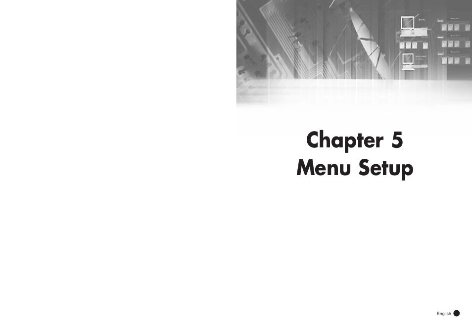 Chapter 5 menu setup | Samsung SHR-4081N/P User Manual | Page 25 / 105