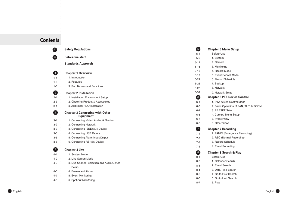 Samsung SHR-4081N/P User Manual | Page 3 / 105