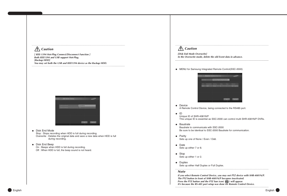 Samsung SHR-4081N/P User Manual | Page 30 / 105
