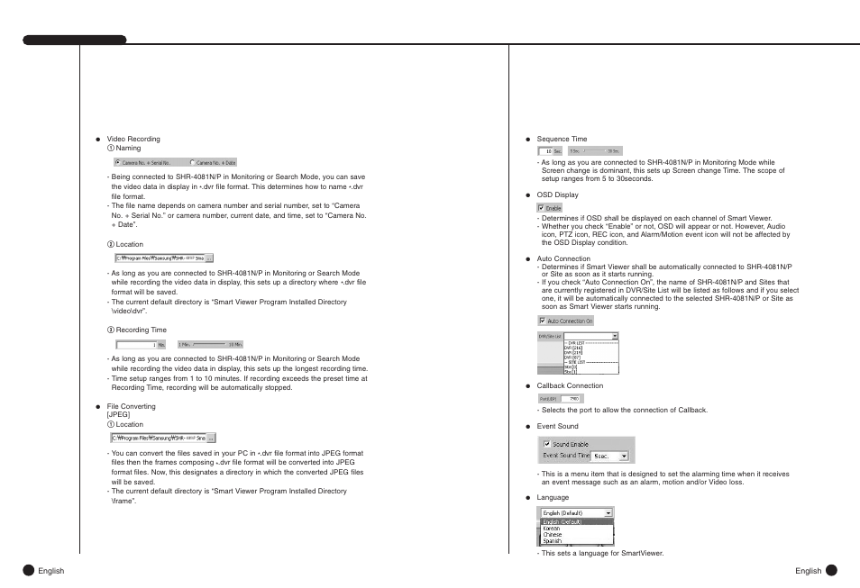 Samsung SHR-4081N/P User Manual | Page 82 / 105
