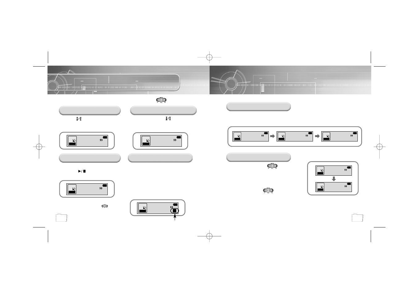 Listening to fm radio, Manual search for a frequency, Manual storage of a frequency | Automatic storage of a frequency, Searching stored frequencies, Mute function, Automatic search for a frequency | Samsung YP-55 User Manual | Page 21 / 37