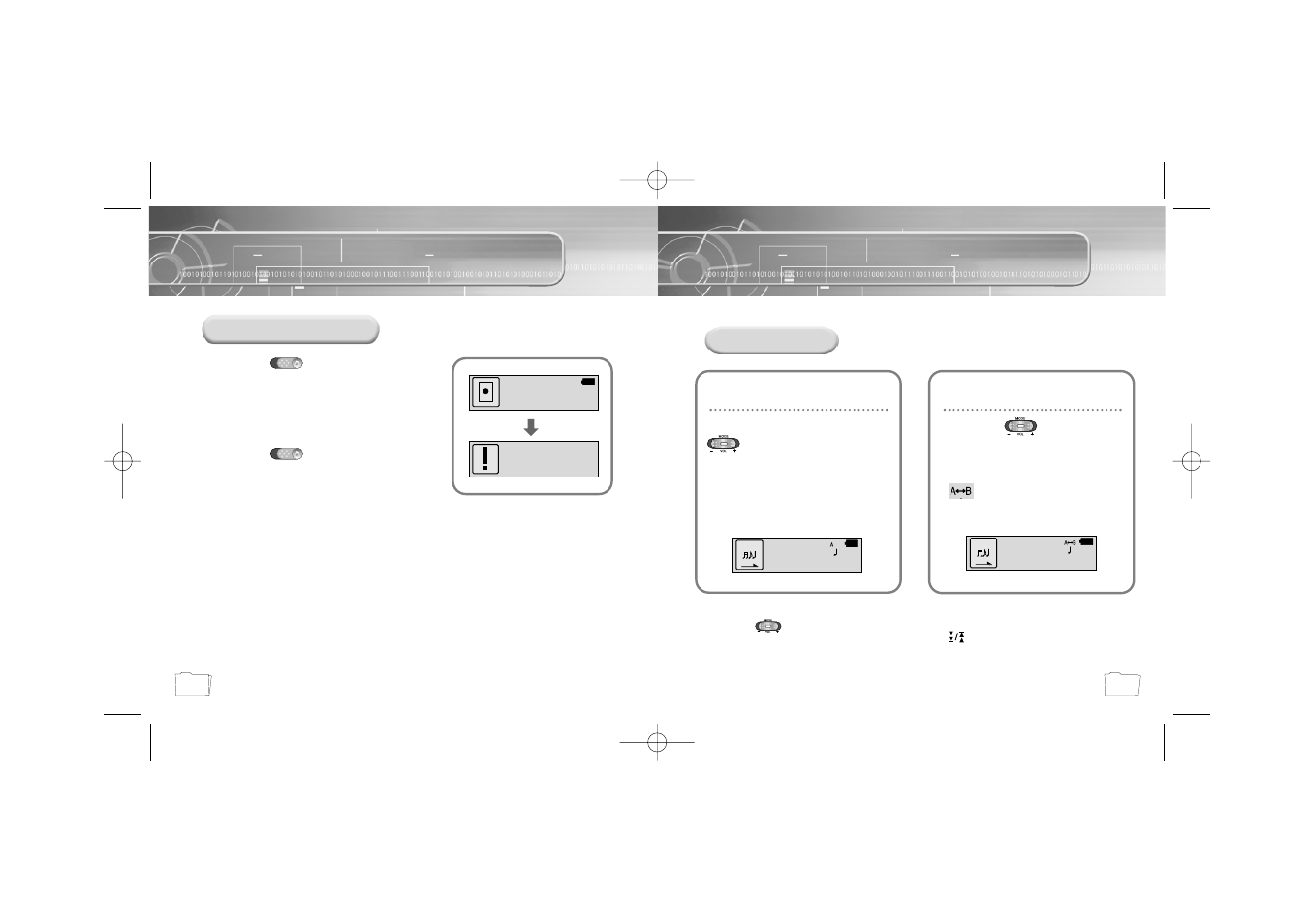 Loop repeating, Fm encoding, Starting point | Ending point | Samsung YP-55 User Manual | Page 22 / 37