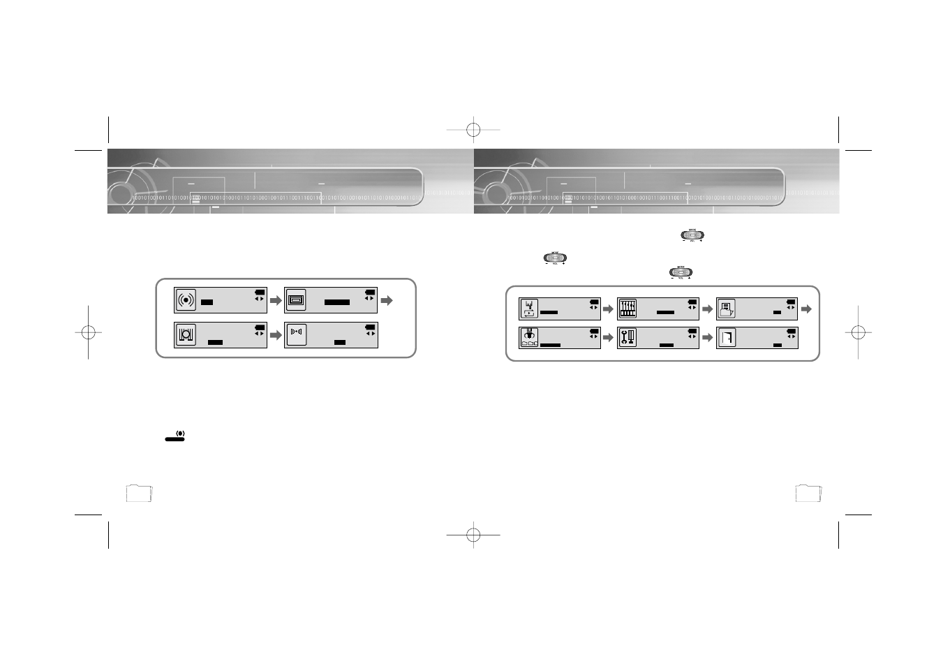 Setting up menu, Setting up srs, Sound retrieval system) | Samsung YP-55 User Manual | Page 23 / 37