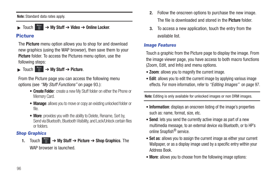 Picture | Samsung GH46-00842A User Manual | Page 100 / 226