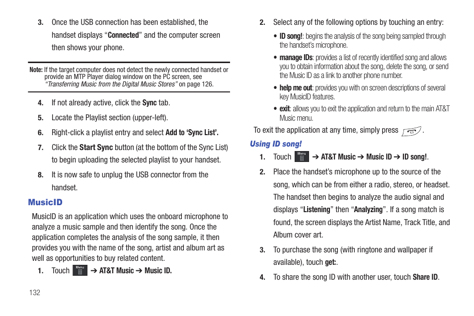 Musicid | Samsung GH46-00842A User Manual | Page 136 / 226