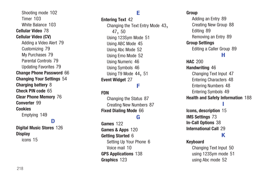 Samsung GH46-00842A User Manual | Page 222 / 226