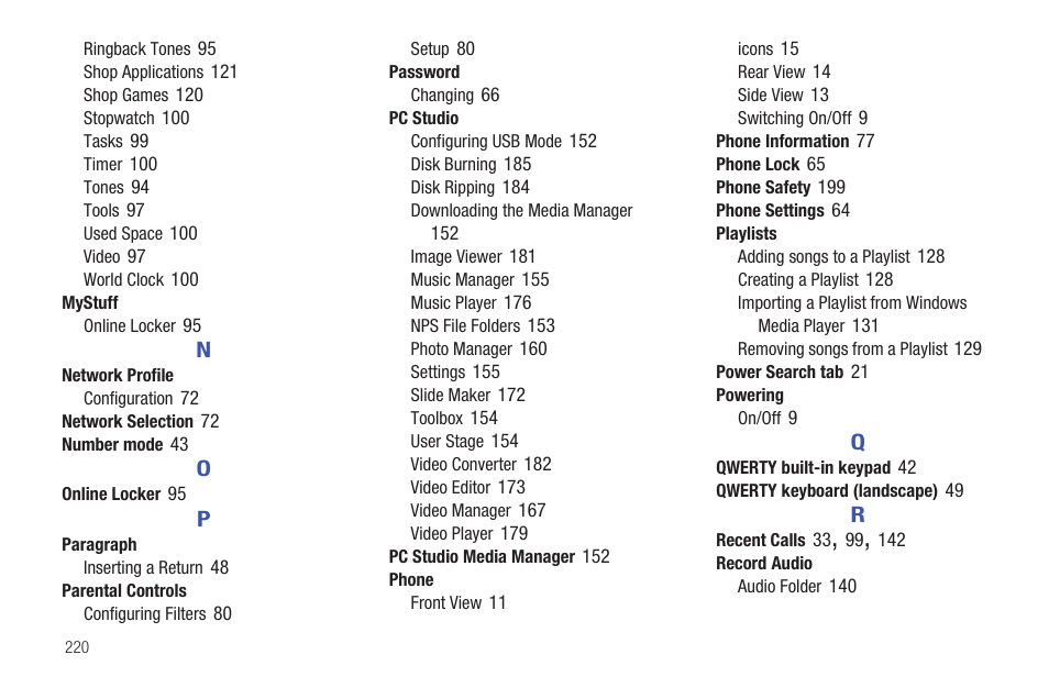 Samsung GH46-00842A User Manual | Page 224 / 226