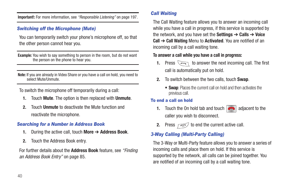 Samsung GH46-00842A User Manual | Page 44 / 226