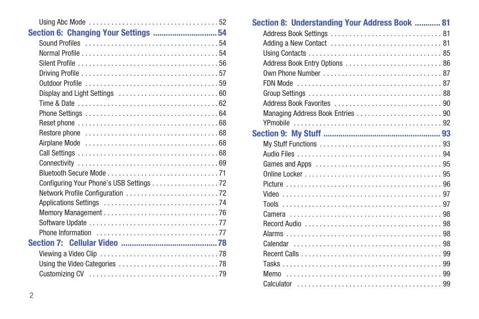 Samsung GH46-00842A User Manual | Page 6 / 226