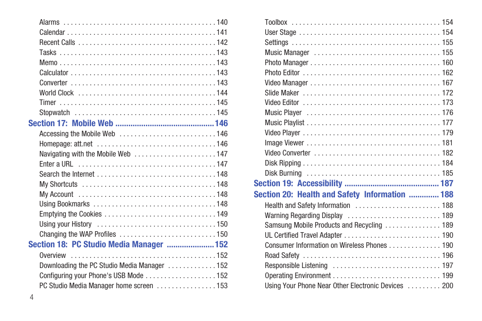 Samsung GH46-00842A User Manual | Page 8 / 226