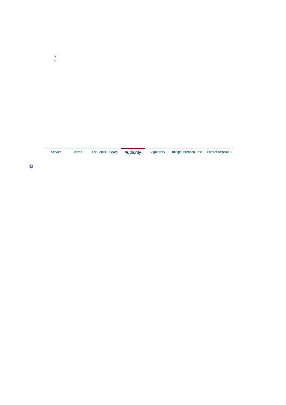 Authority | Samsung 151X User Manual | Page 55 / 65