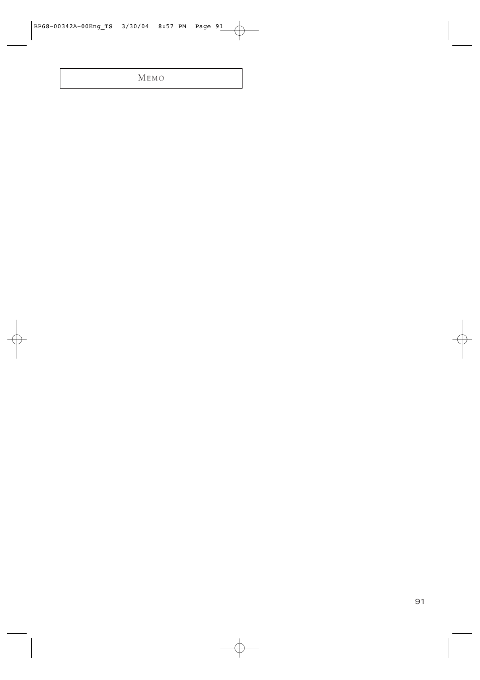 Samsung HC-P4363W User Manual | Page 91 / 92