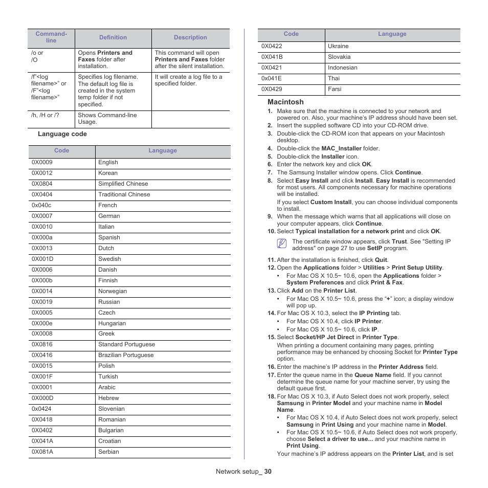 Samsung CLP-775 SERIES User Manual | Page 30 / 101