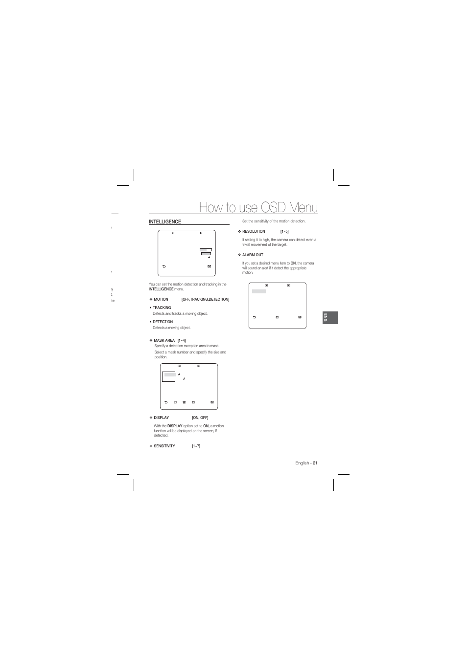How to use osd menu | Samsung SCC-B1331 User Manual | Page 21 / 29