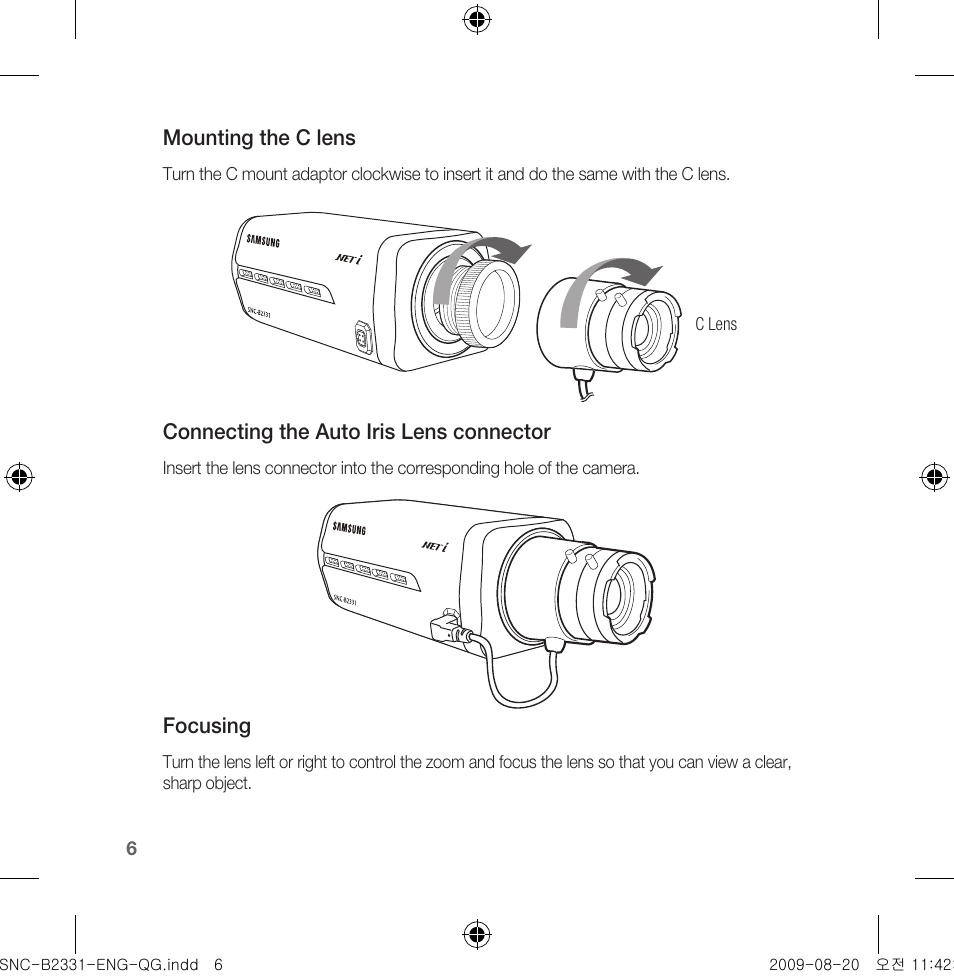 Samsung SNC-B2331-FRA-QG User Manual | Page 6 / 126