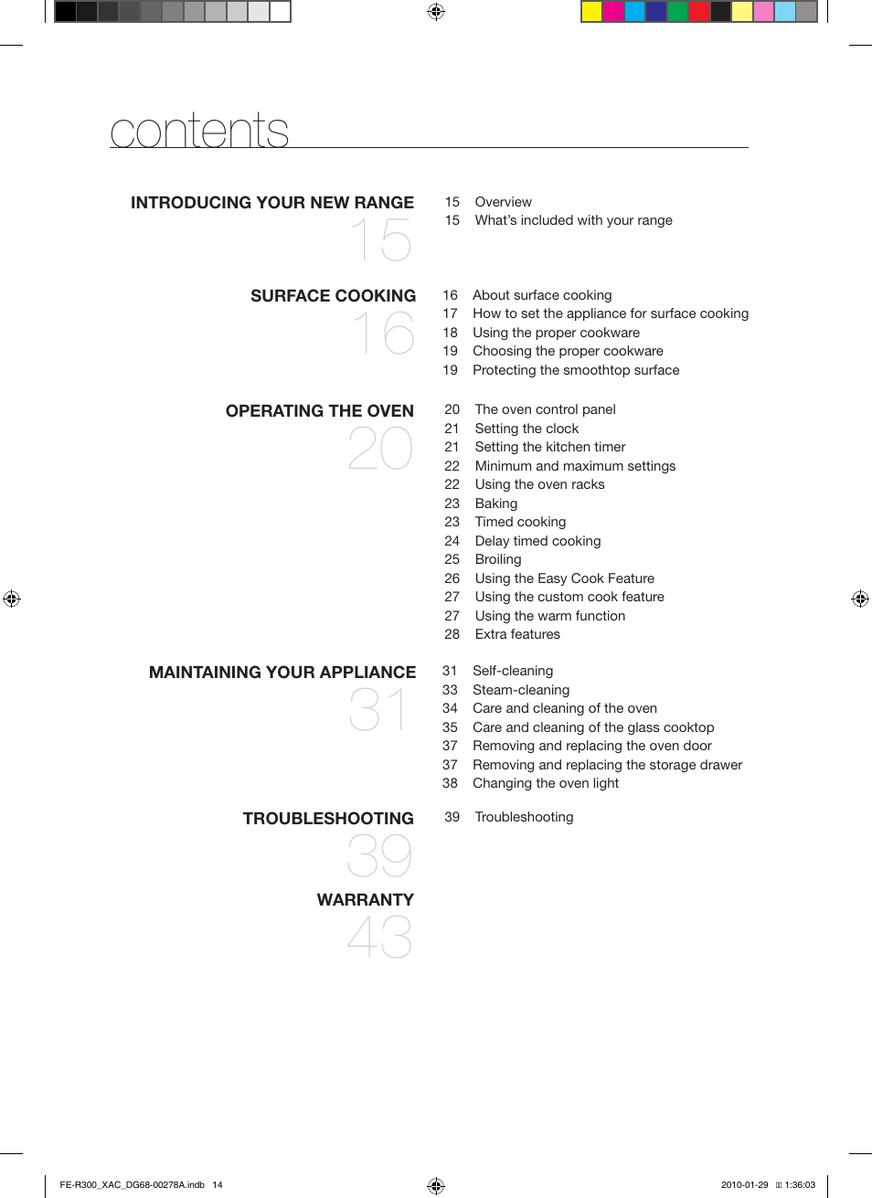 Samsung FE-R300SX User Manual | Page 14 / 44