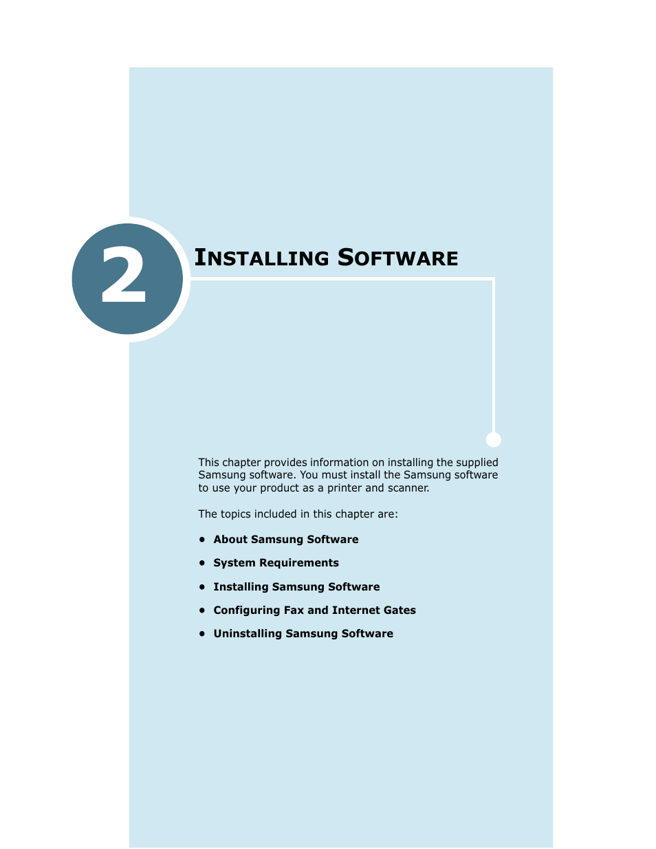 Chapter 2 | Samsung SCX-5112 User Manual | Page 36 / 127