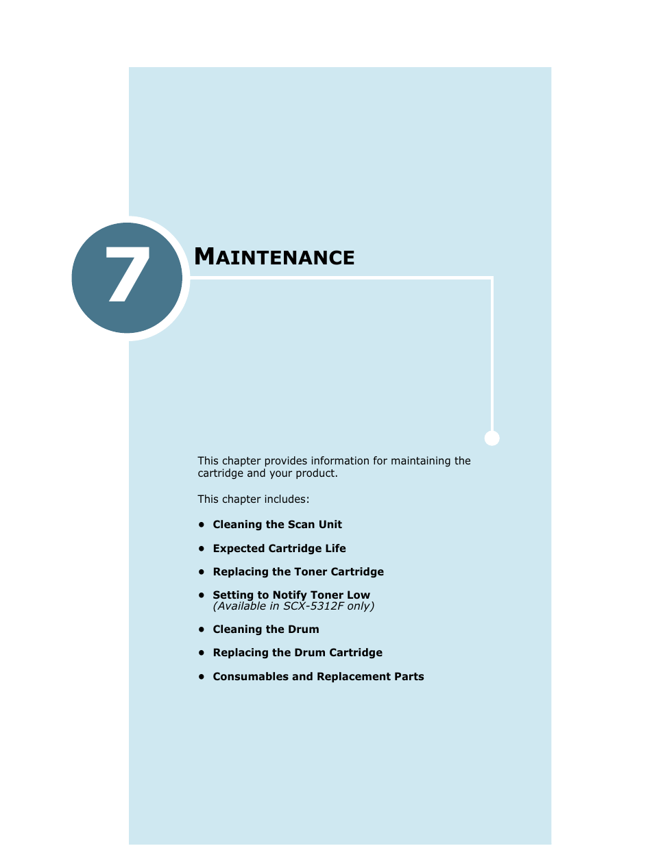 Chapter 7 | Samsung SCX-5112 User Manual | Page 90 / 127