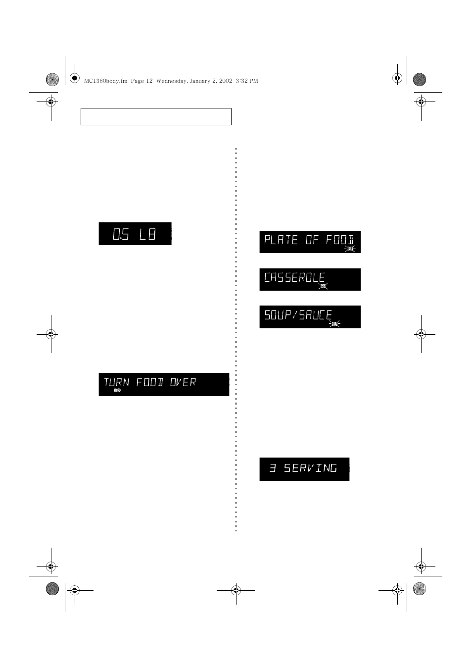 Samsung MC1360WA User Manual | Page 11 / 33