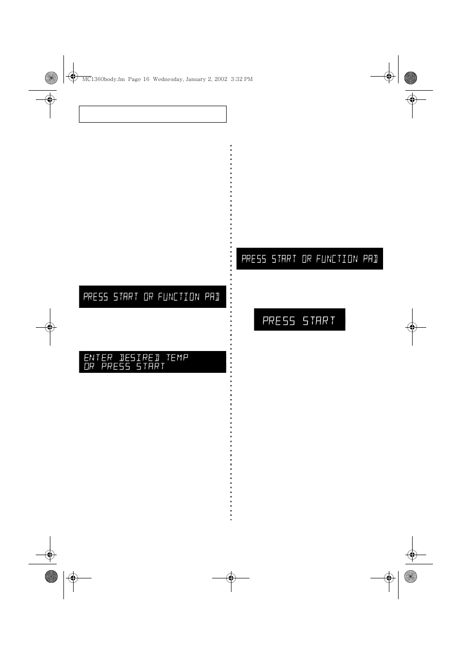 Samsung MC1360WA User Manual | Page 15 / 33
