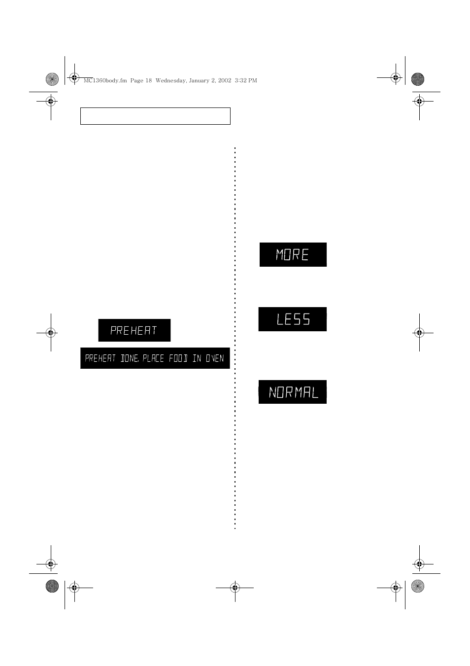 Samsung MC1360WA User Manual | Page 17 / 33