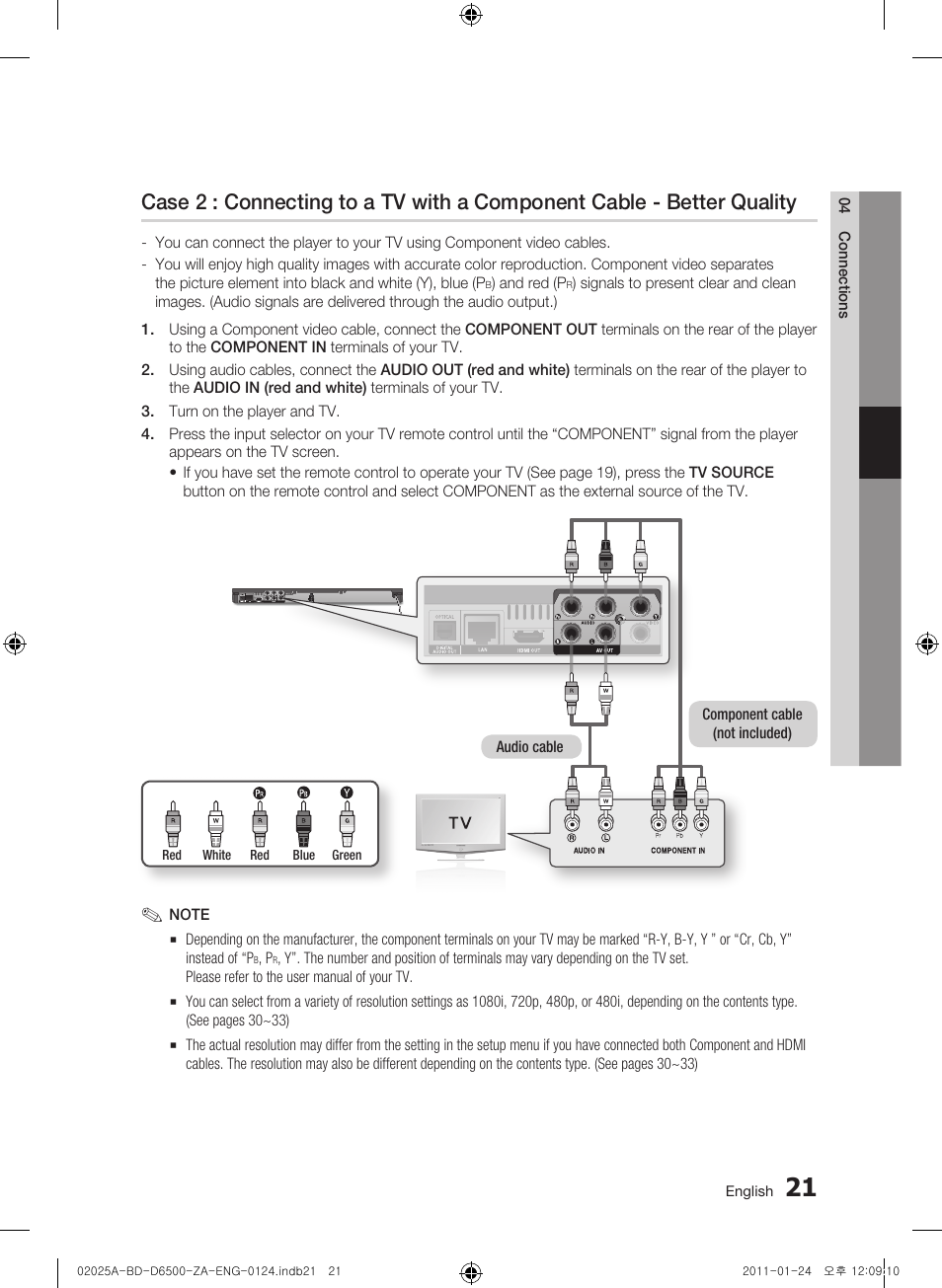 Samsung BD-D6500 User Manual | Page 21 / 74