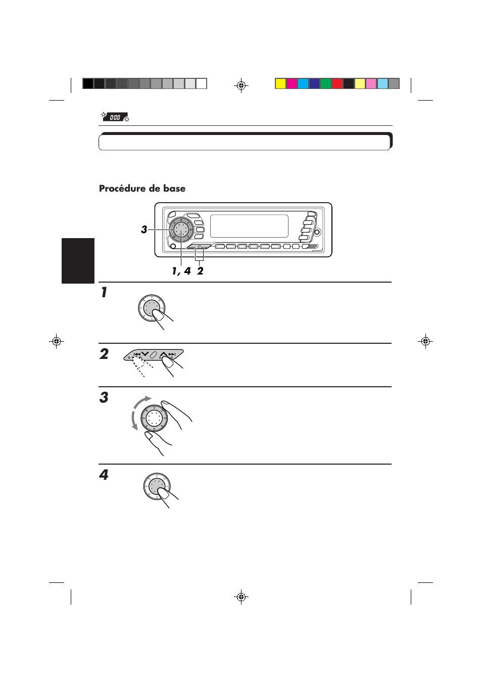 Modification des réglages généraux (psm) | JVC KS-FX840R User Manual | Page 118 / 186