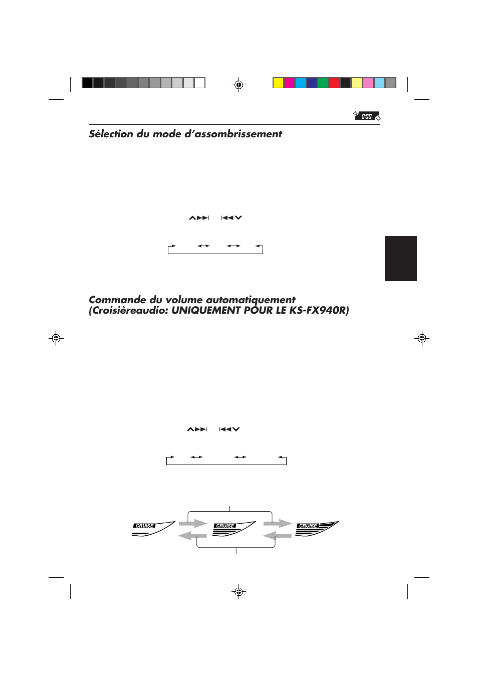 Sélection du mode d’assombrissement | JVC KS-FX840R User Manual | Page 121 / 186