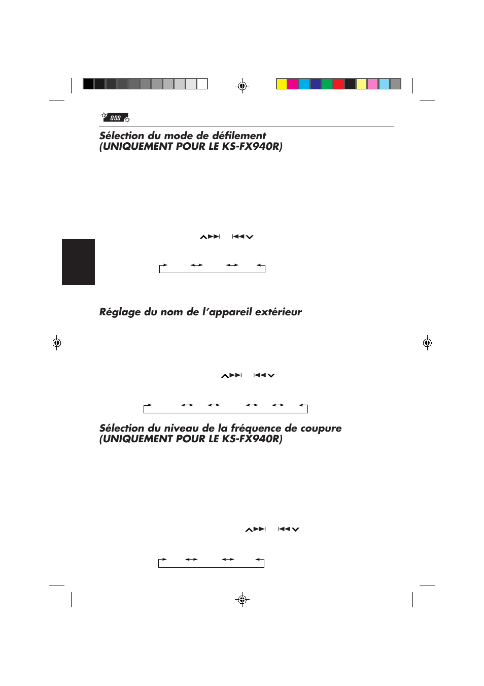 Réglage du nom de l’appareil extérieur | JVC KS-FX840R User Manual | Page 124 / 186