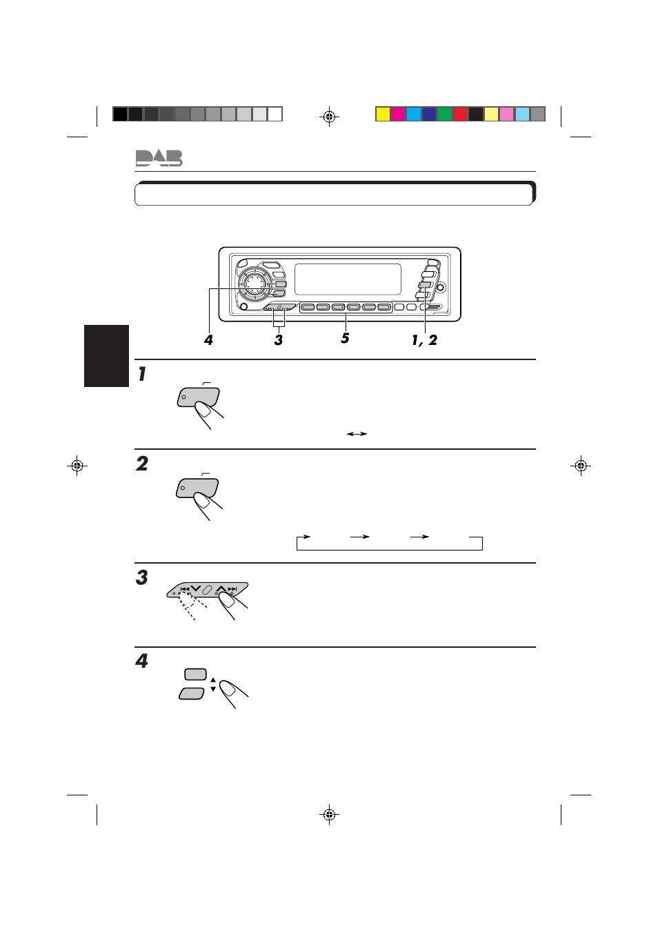 Mémorisation de services dab | JVC KS-FX840R User Manual | Page 134 / 186