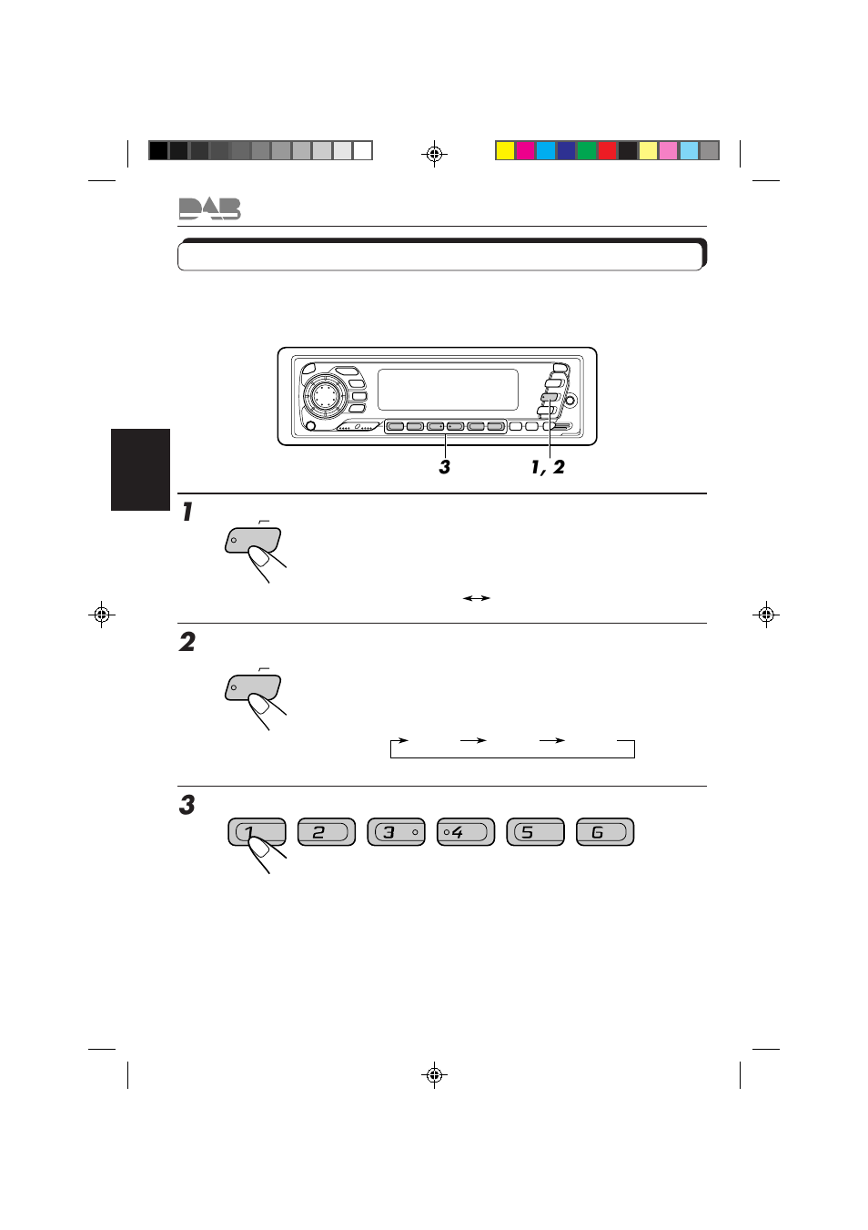Accord d’un service dab présélectionné | JVC KS-FX840R User Manual | Page 136 / 186