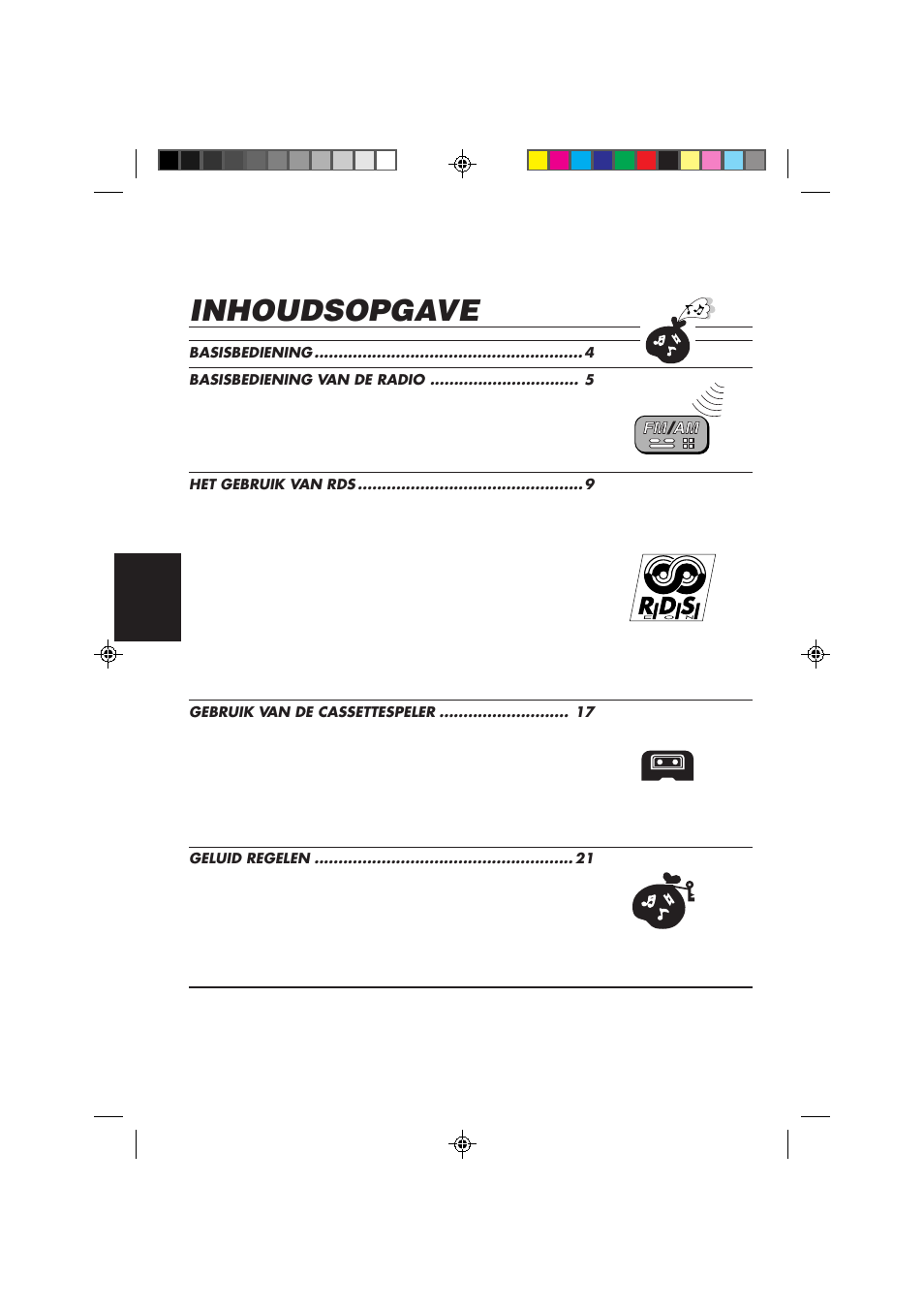 Inhoudsopgave | JVC KS-FX840R User Manual | Page 140 / 186