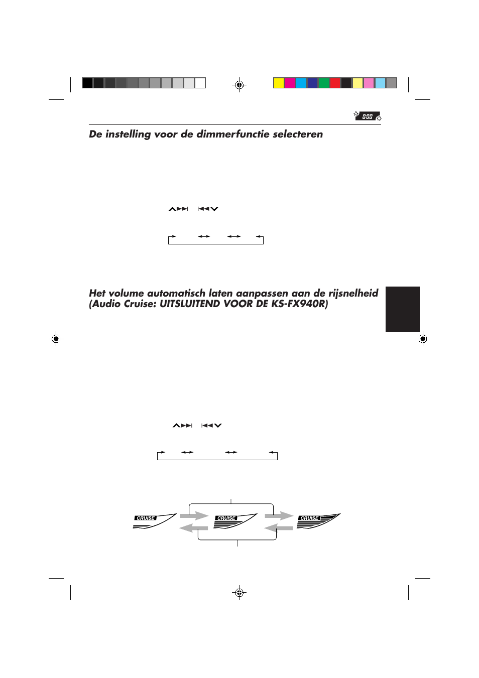 De instelling voor de dimmerfunctie selecteren | JVC KS-FX840R User Manual | Page 167 / 186