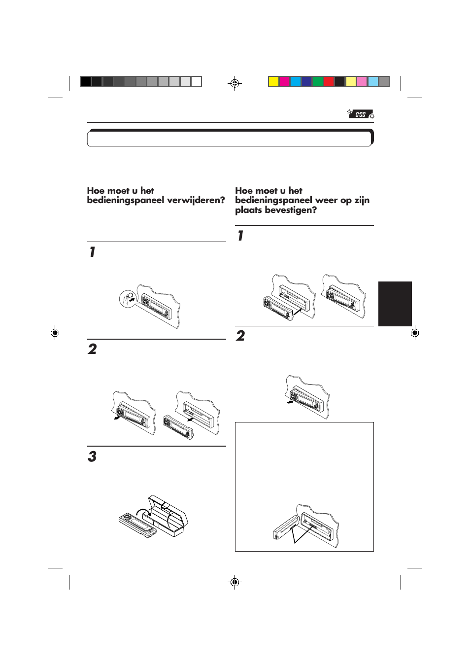 Bedieningspaneel verwijderen | JVC KS-FX840R User Manual | Page 171 / 186