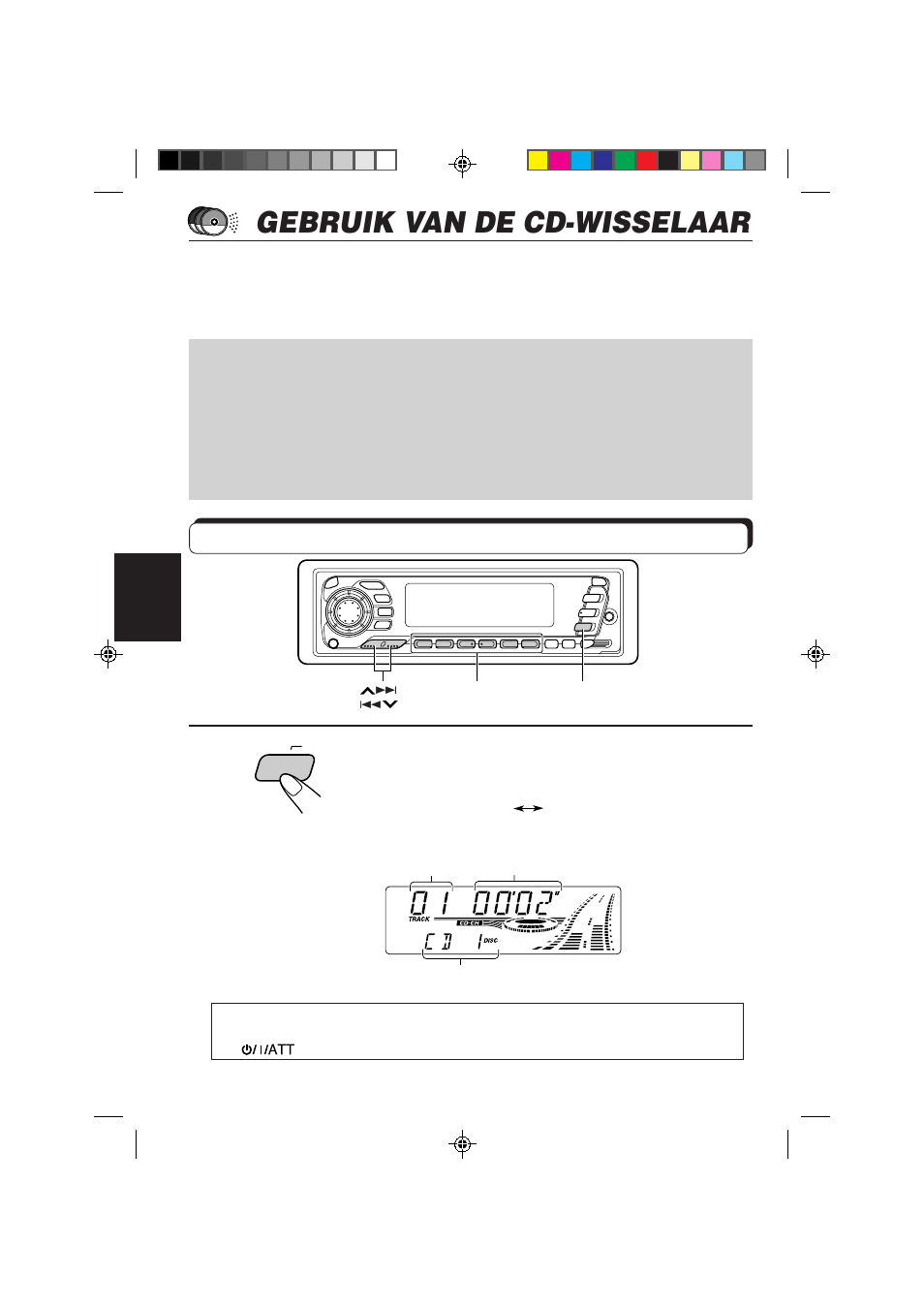 Gebruik van de cd-wisselaar, Cd’s afspelen, Selecteer de automatische cd-wisselaar | JVC KS-FX840R User Manual | Page 174 / 186