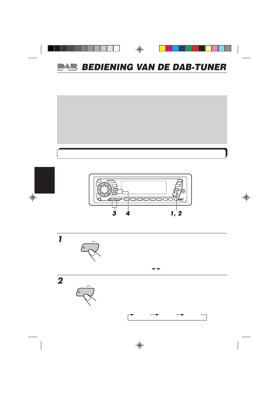 Bediening van de dab-tuner | JVC KS-FX840R User Manual | Page 178 / 186