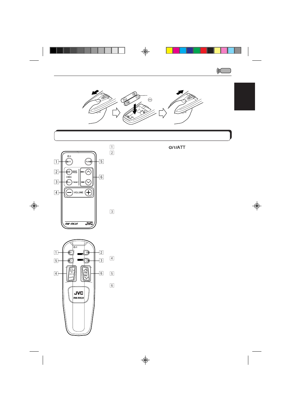 Using the remote controller | JVC KS-FX840R User Manual | Page 35 / 186