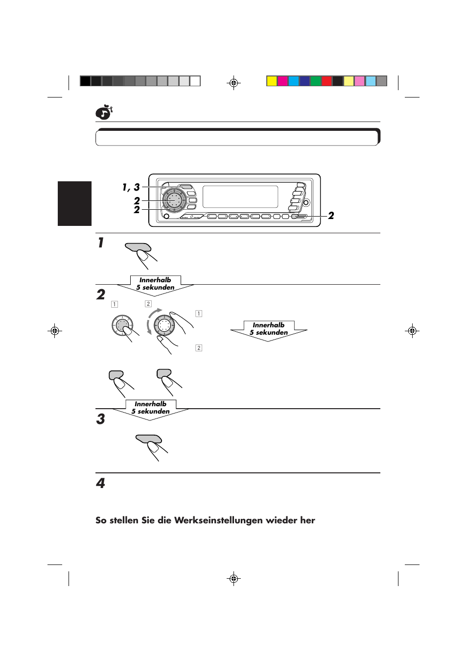 Speichern ihrer eigenen klangeinstellungen, So passen sie den baß- oder höhenpegel ein | JVC KS-FX840R User Manual | Page 70 / 186