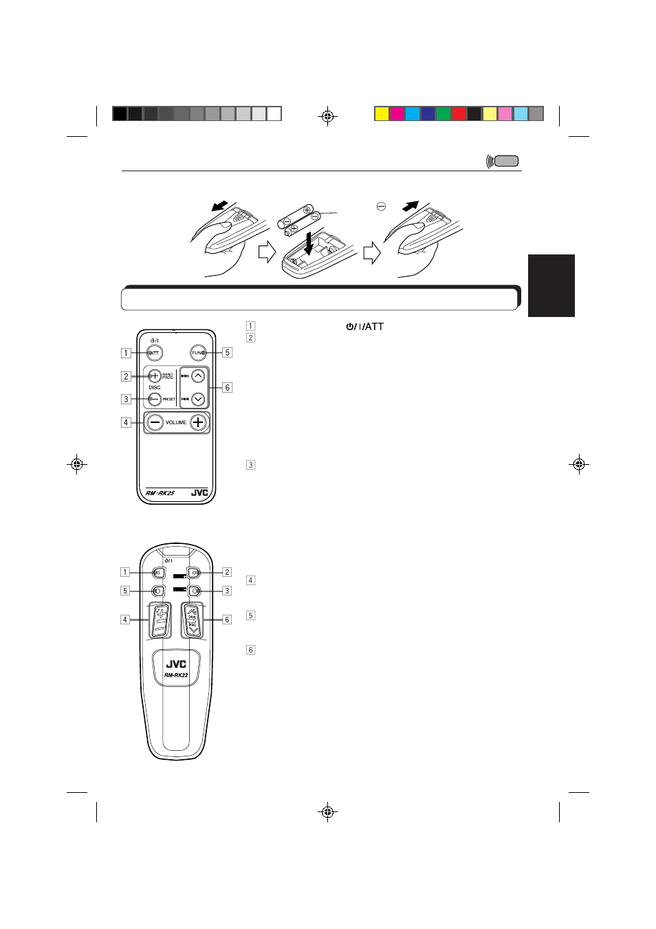 Verwendung der fernbedieneinheit | JVC KS-FX840R User Manual | Page 81 / 186
