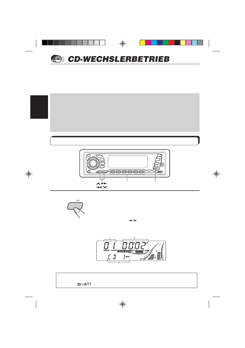 Cd-wechslerbetrieb, Abspielen der cds, Den automatischen cd-wechsler wählen | JVC KS-FX840R User Manual | Page 82 / 186