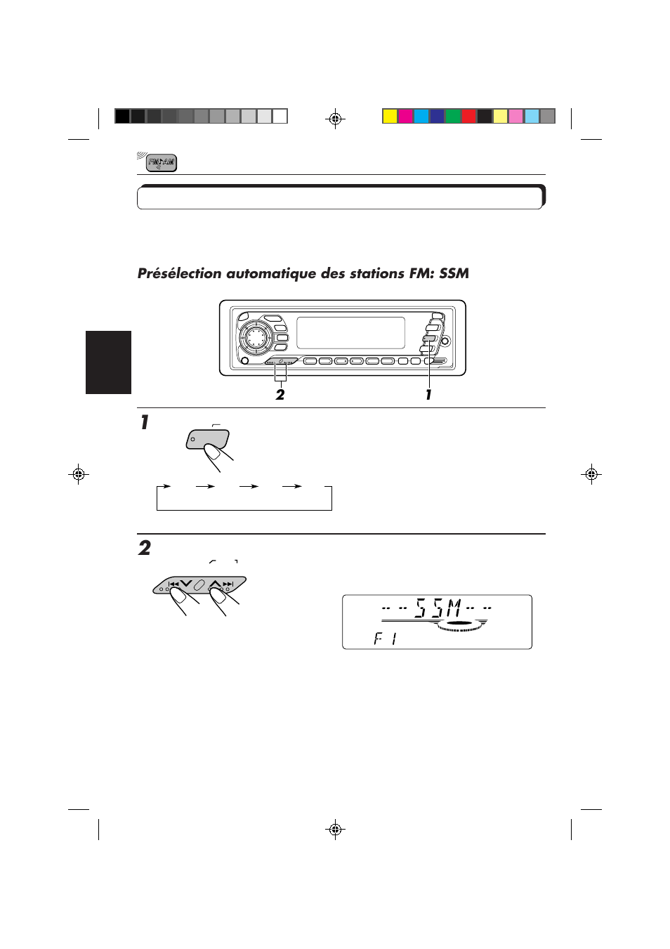 Mémorisation des stations | JVC KS-FX840R User Manual | Page 98 / 186
