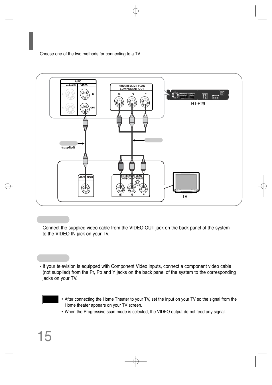 Connecting the video out to tv | Samsung AH68-01701V User Manual | Page 17 / 71
