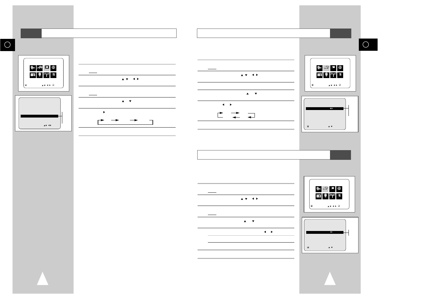Selecting the cassette type, Auto repeat play auto power off | Samsung SV-DVD3E  EN User Manual | Page 15 / 35