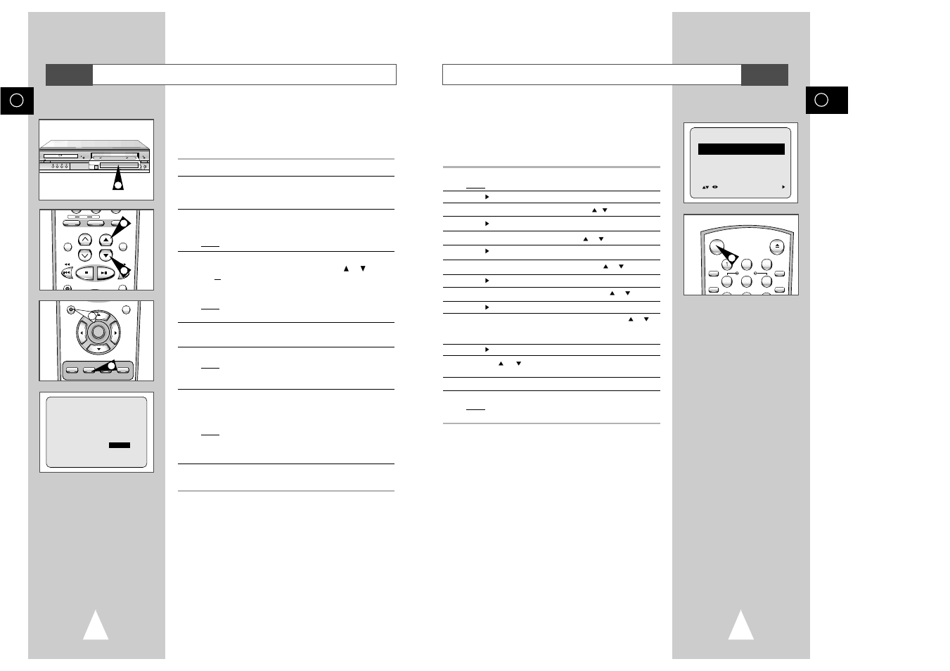 Using the timer programming feature, Recording a programme with automatic stop | Samsung SV-DVD3E  EN User Manual | Page 17 / 35