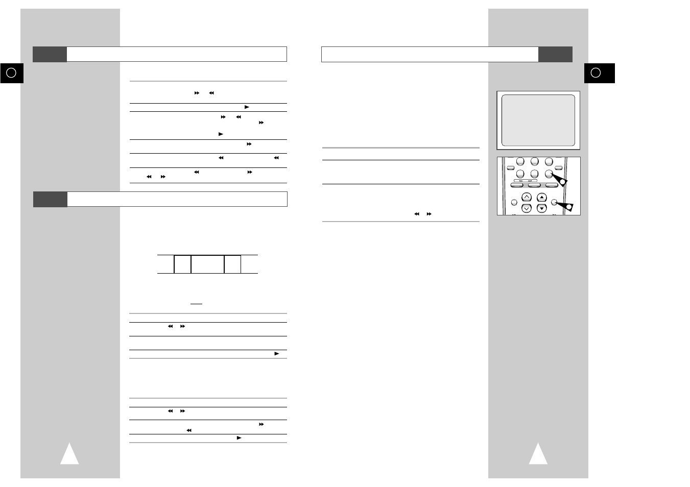 Vcr using the tape counter | Samsung SV-DVD3E  EN User Manual | Page 20 / 35