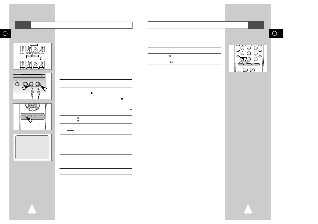 A.dub, A.dub video edit, Sqpb (super vhs quasi playback) | Vcr audio dubbing a pre-recorded cassette | Samsung SV-DVD3E  EN User Manual | Page 22 / 35