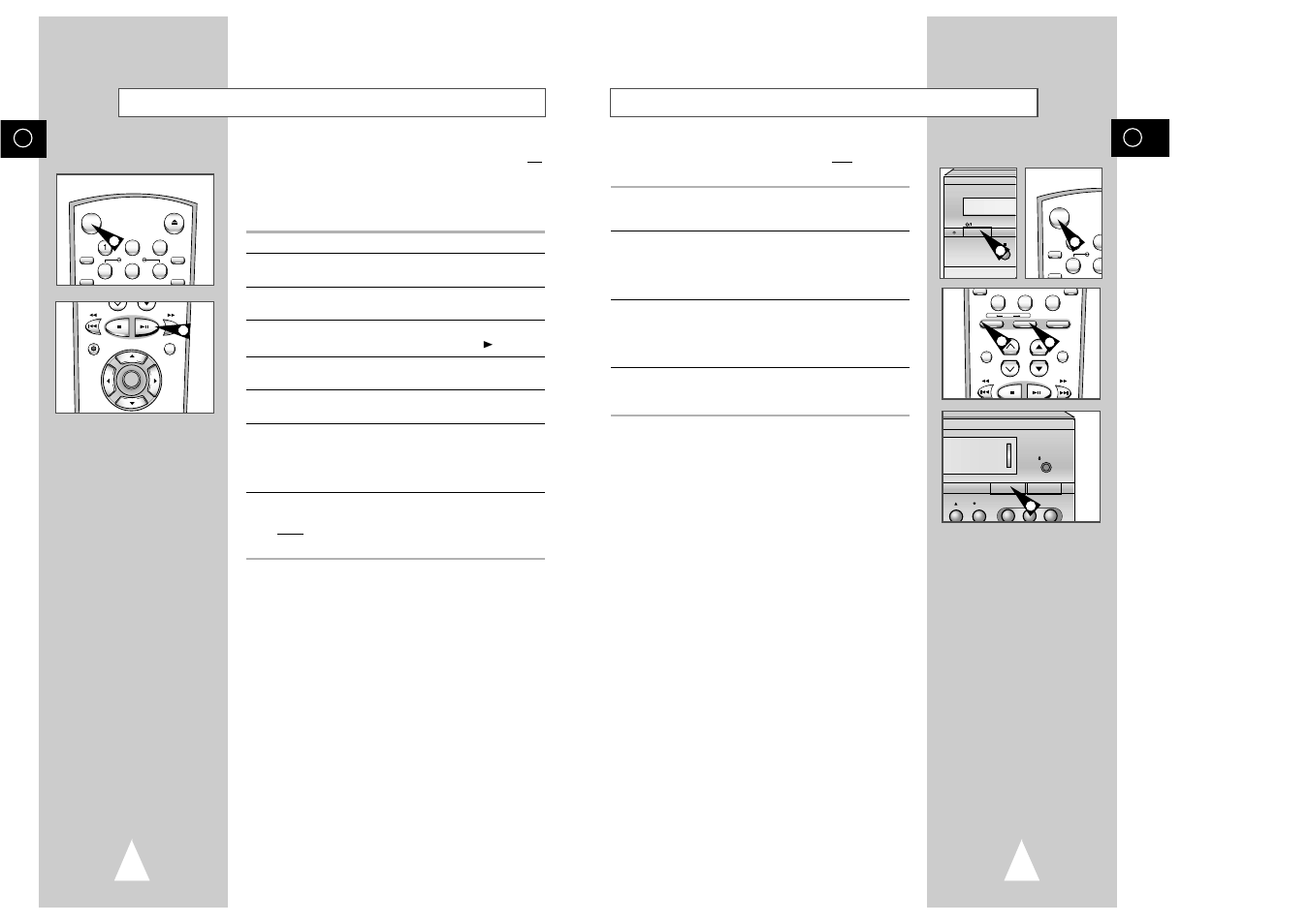 Deck control keys, Tuning your television for the dvd-vcr | Samsung SV-DVD3E  EN User Manual | Page 8 / 35