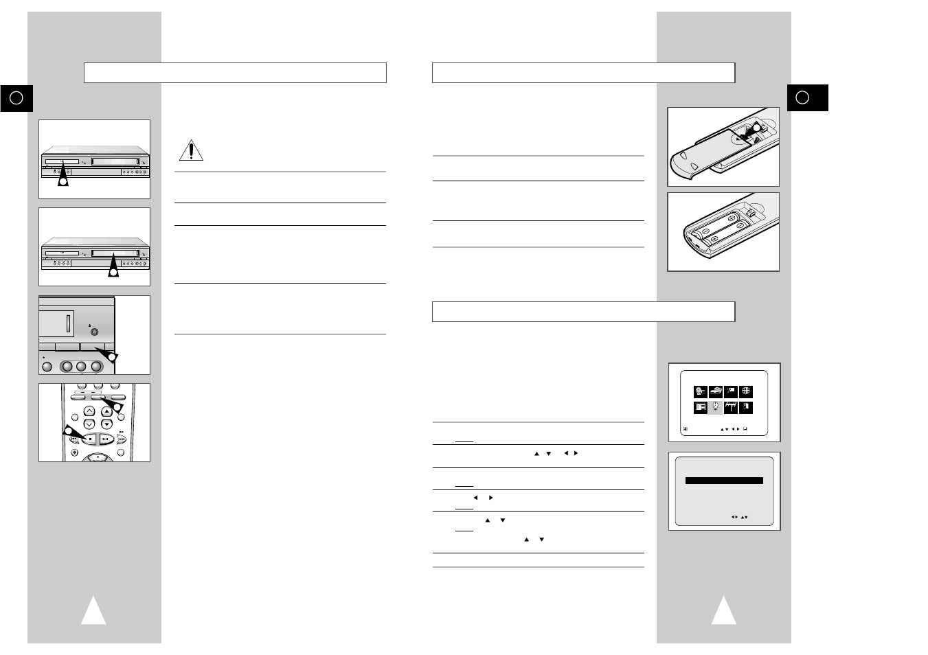 Copying from dvd to vcr | Samsung SV-DVD3E  EN User Manual | Page 9 / 35