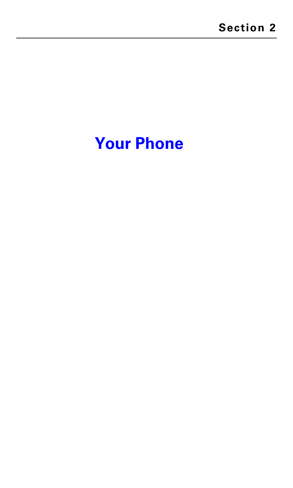 Your phone, Section 2: your phone | Samsung A660 User Manual | Page 13 / 158